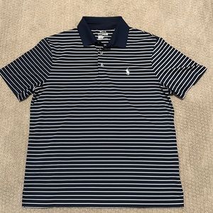 Polo by Ralph Lauren Navy and White Striped Polo Shirt
